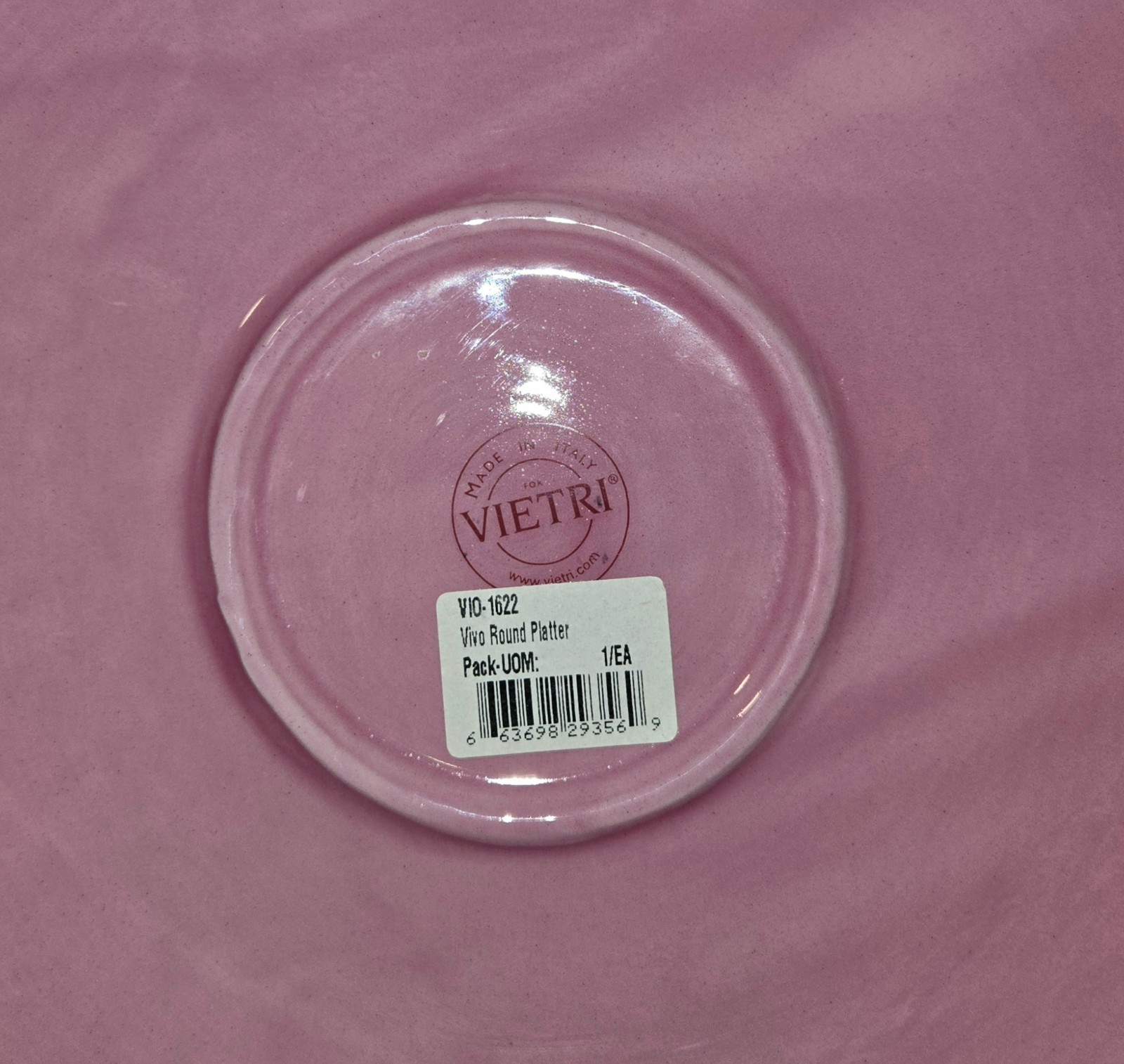Vietri Vivo 13″ Round Platter Chop Plate Vintage MCM Retro Mod Replacement RARE