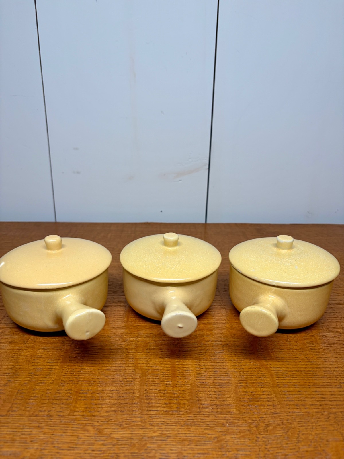 La Solana Small Yellow Covered Casserole Dishes (Set of 3)