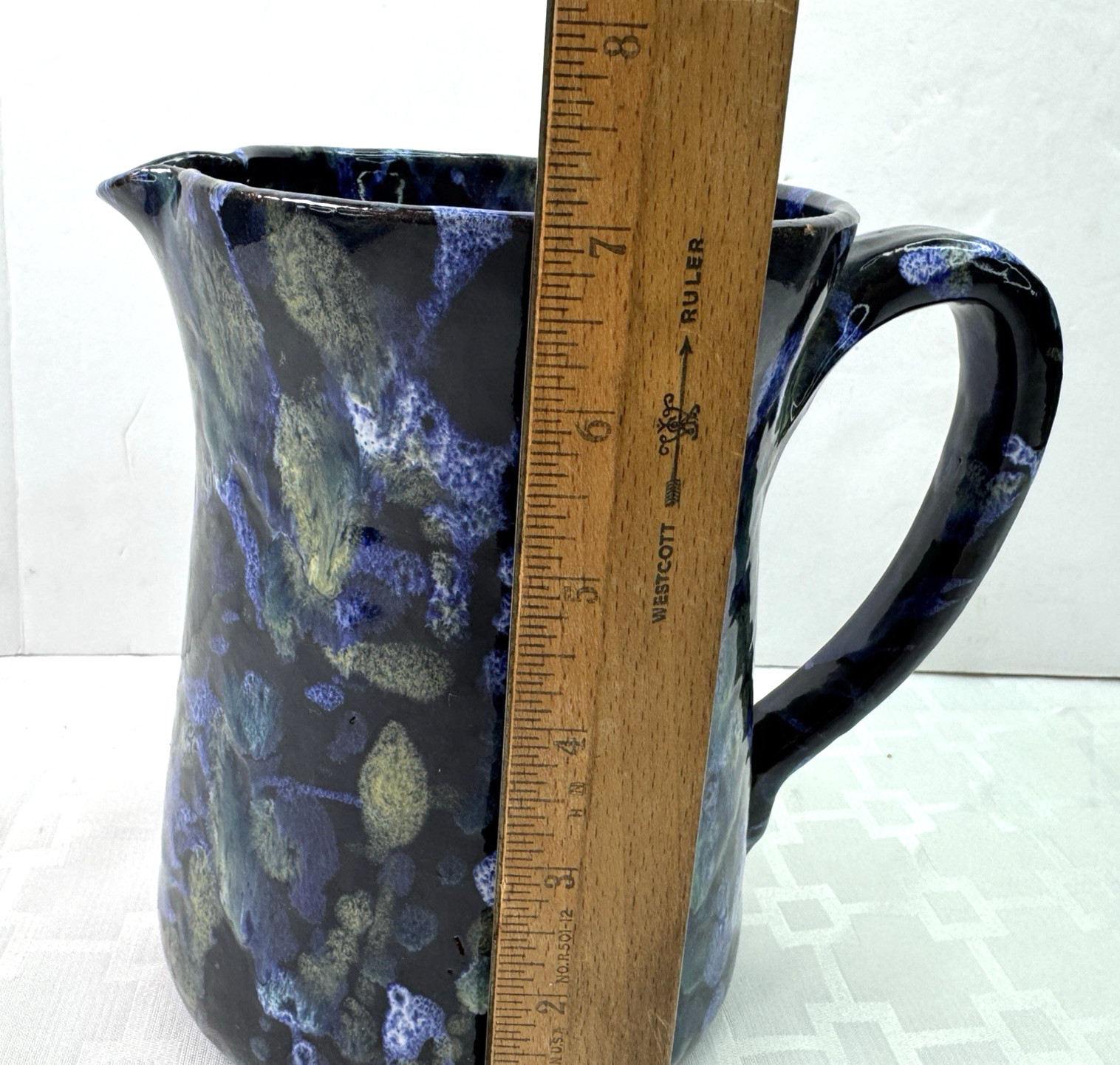 Vintage Cole Pottery Pitcher Kenneth George Sanford North Carolina Art Pottery
