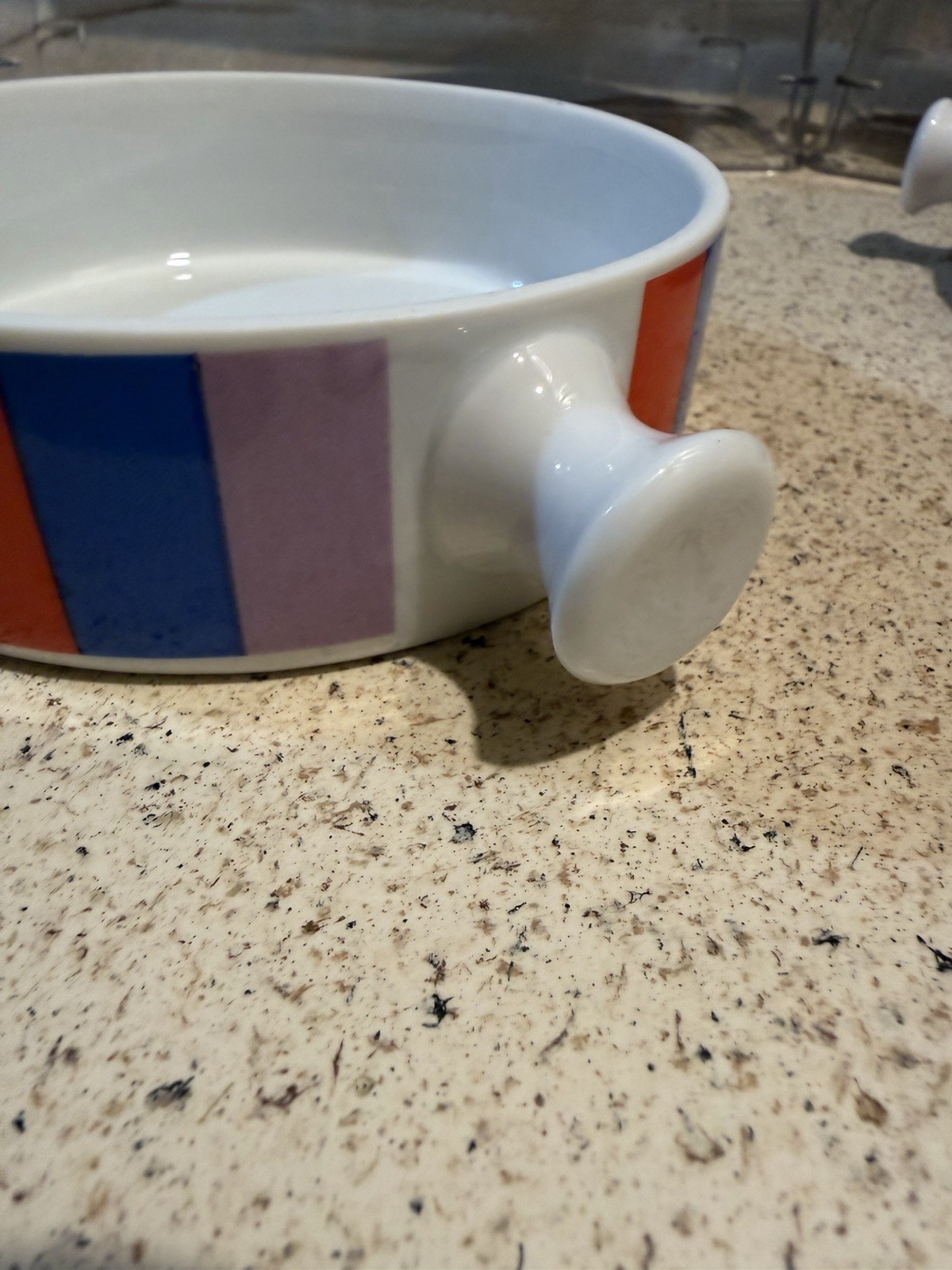 4 Vintage SAN REMO Colorblock Stripe Tapas Party Dishes by IMPERIAL Japan Spade