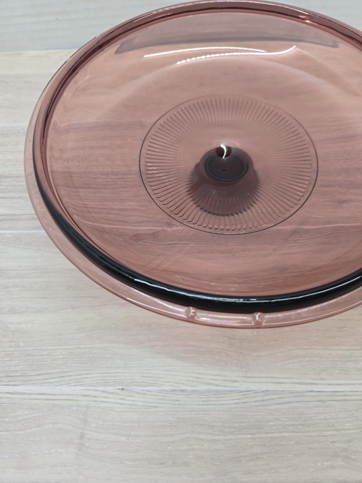 Pyrex Replacement Cranberry Glass Lid V-2.5-C for Corning Vision Pot 8 7/16″