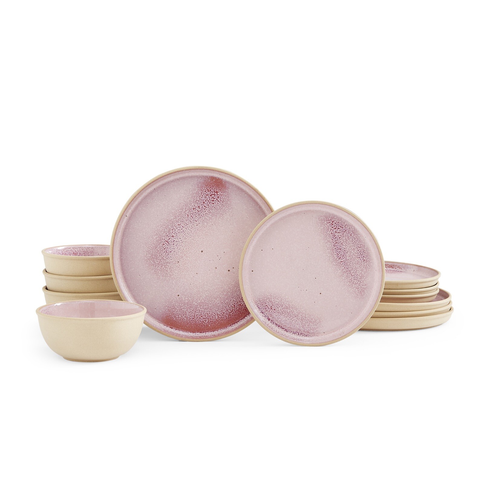 Minerals 12 Piece Set Rose Quartz