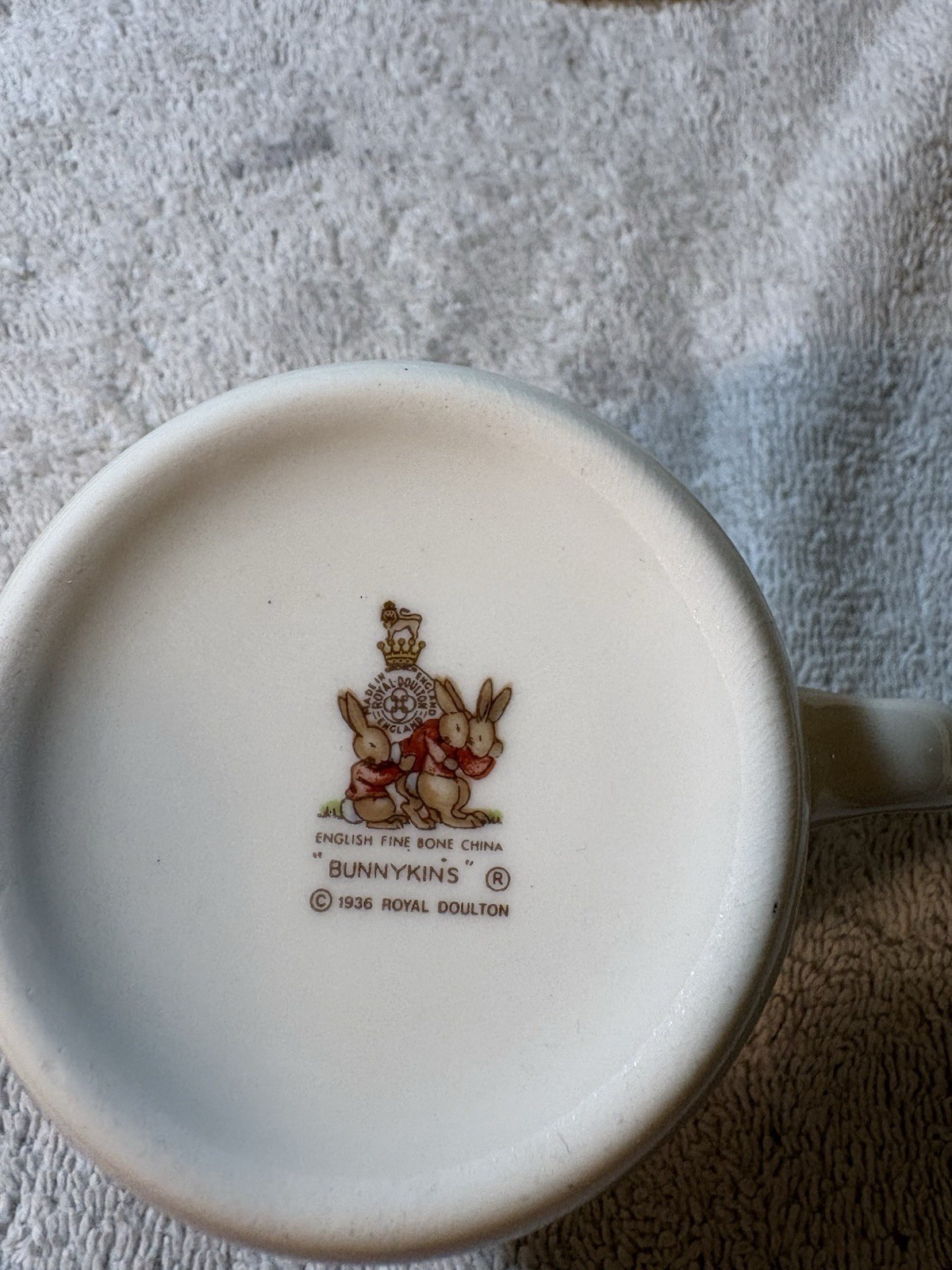 Royal Doulton Bunnykins Child’s 3 Piece Set Plate, Bowl, Mug Fine Bone China
