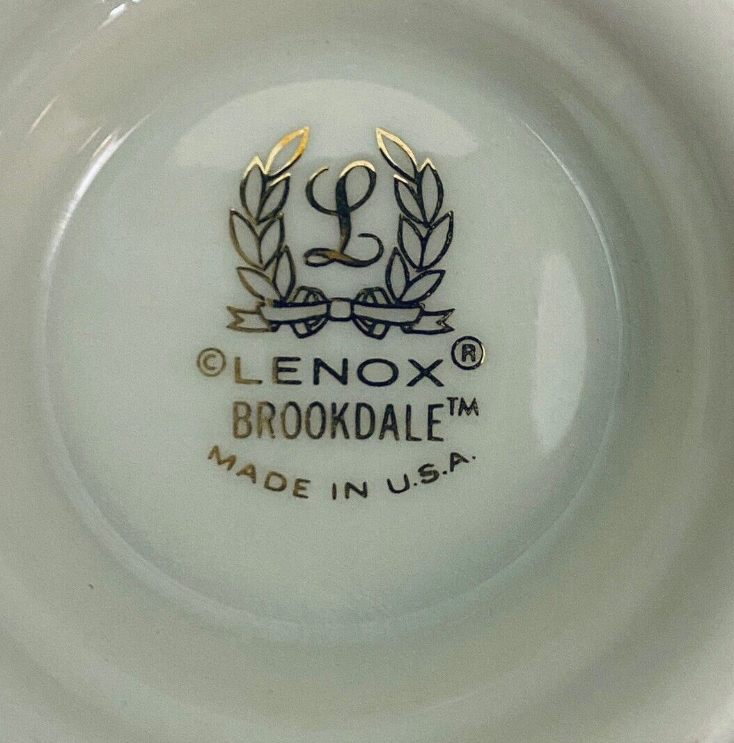 Lenox Brookdale 2 1/8″ Footed Cup ~ Cup Only ~ MULTIPLES ~ EXCELLENT