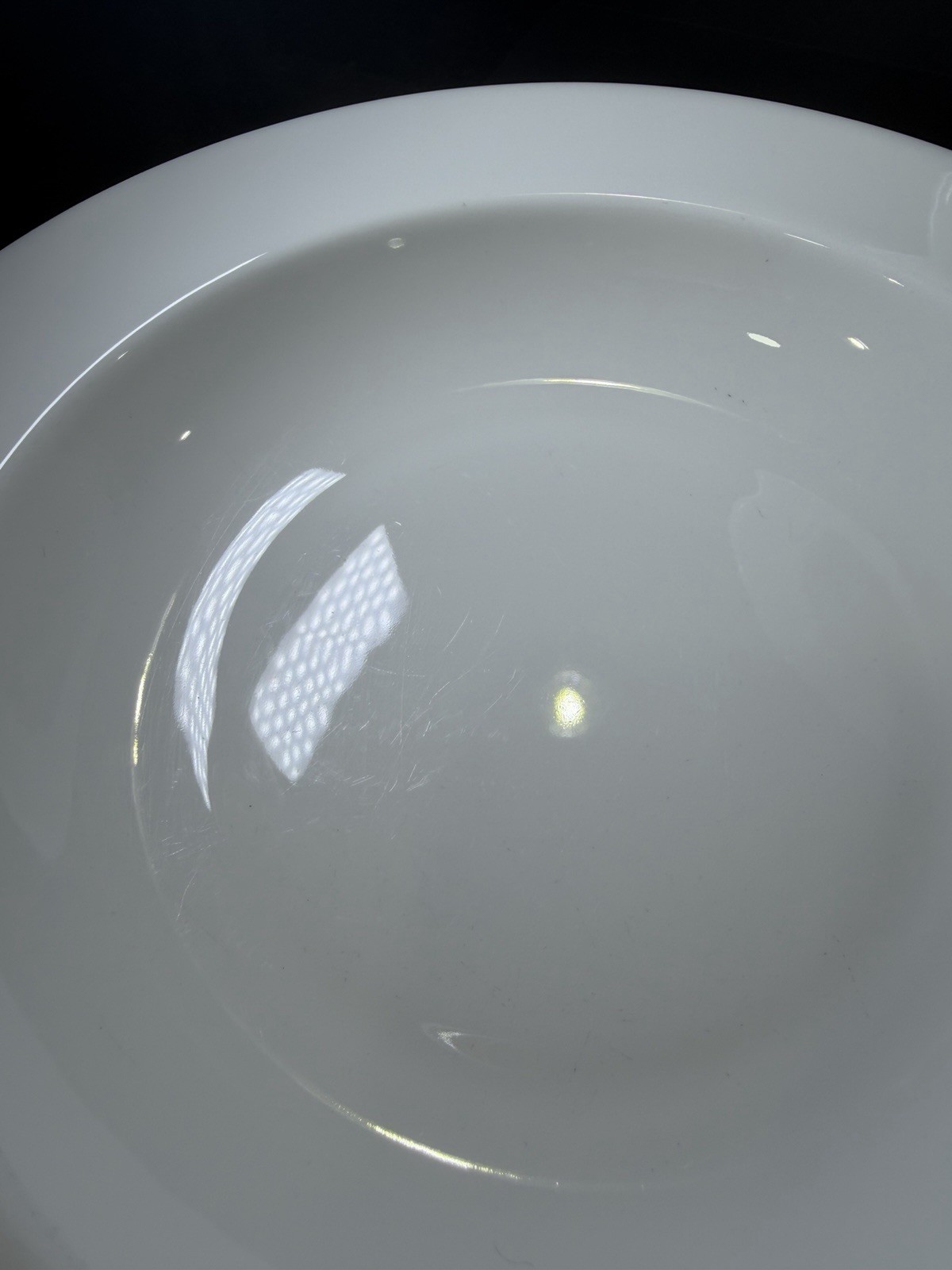 Set of 3 White SOUP PASTA BOWLS Wedgwood Bone China GRAND GOURMET 11″ READ 🦋