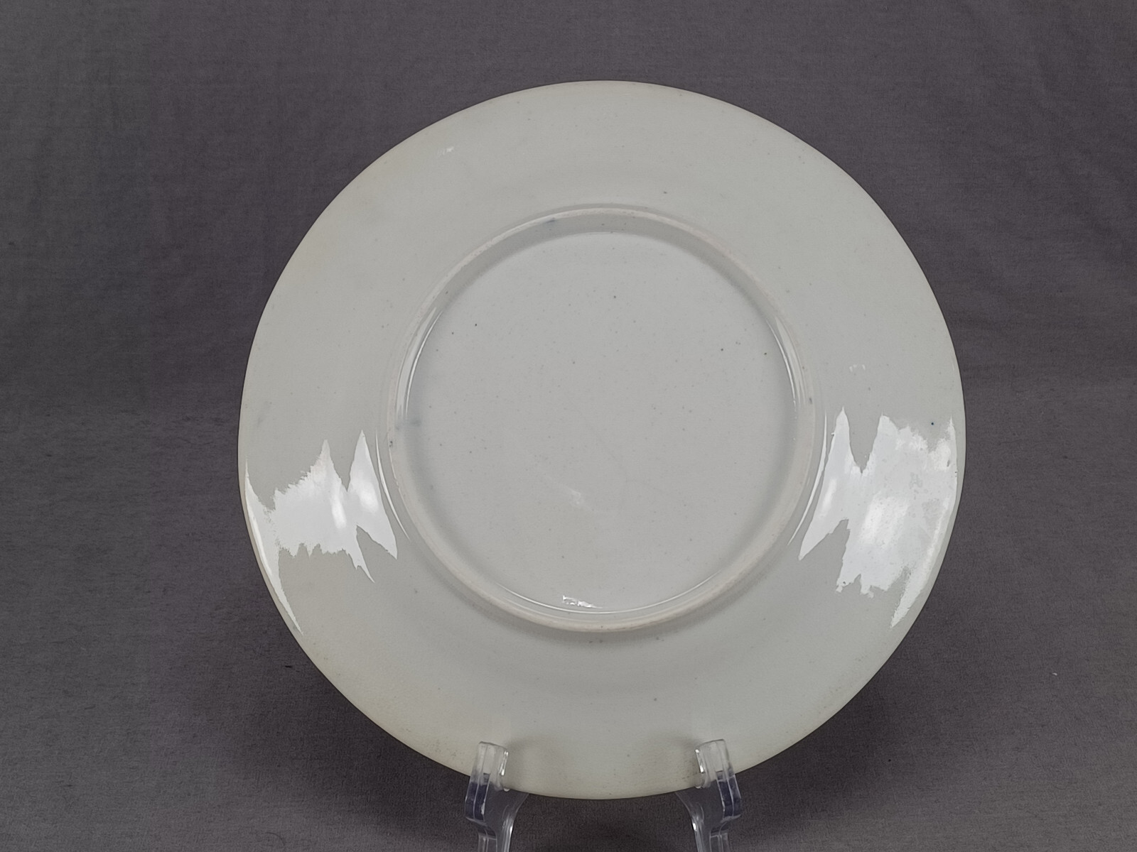 Chamberlain Worcester Gold Floral & Cobalt Border 9 1/8 Inch Plate C1800-1820 A