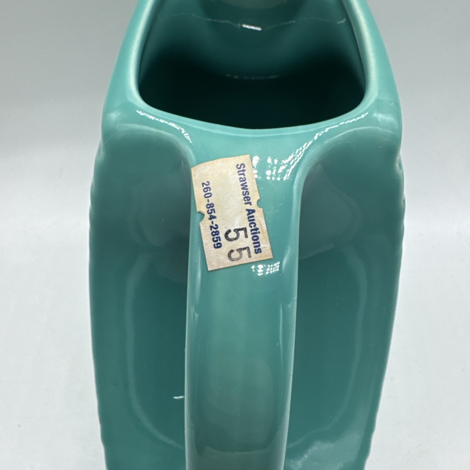 Fiesta Betty Crocker Small Disk Pitcher Dancing Lady Pristine 2004 Turquoise New