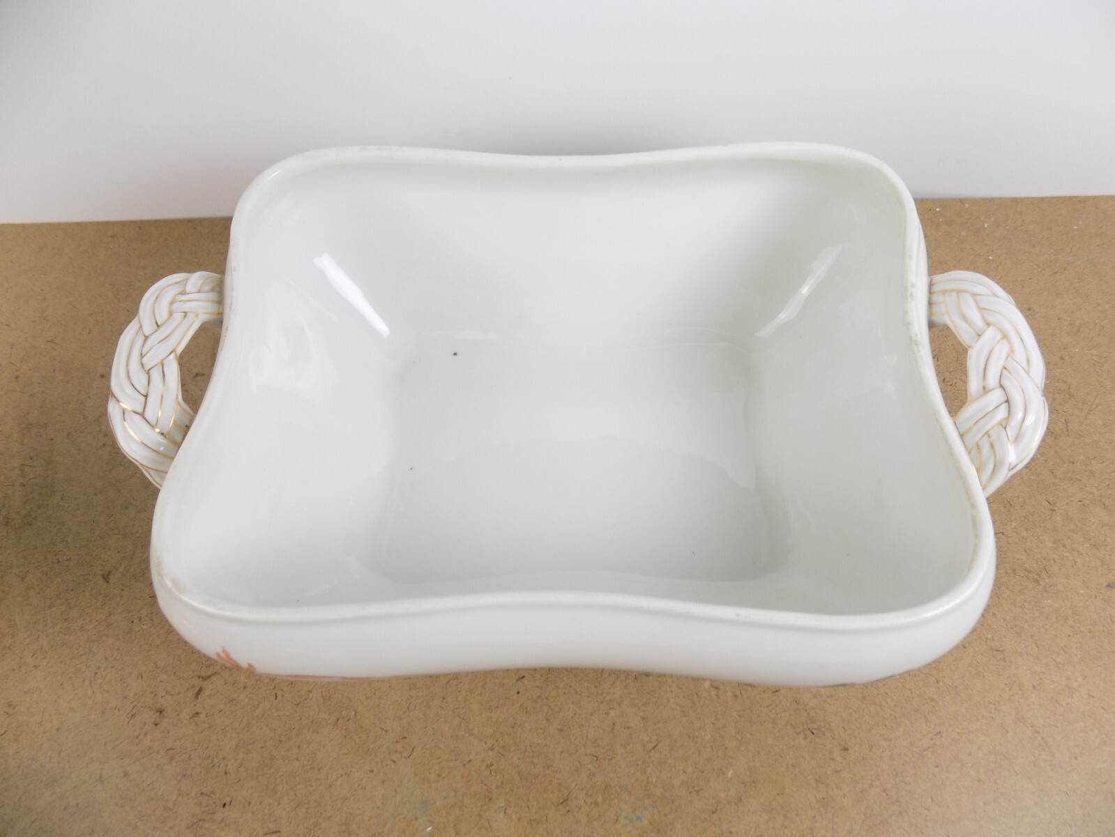 Haviland & Co. Limoges Porcelain Meadow Visitors Tureen Serving Bowl Birds