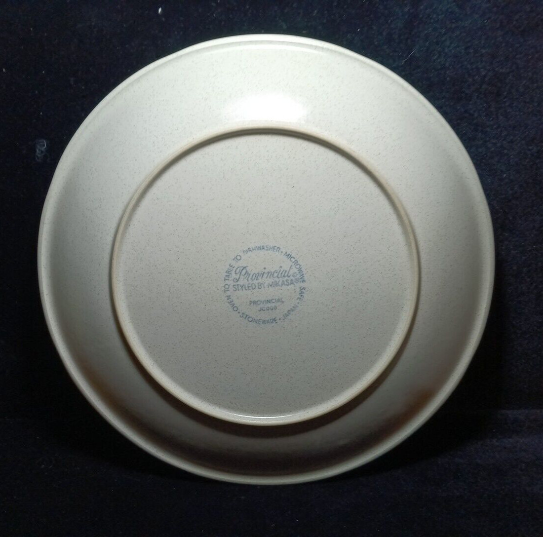 Provincial by MIKASA STONEWARE Whole Wheat Large Dinner Plate 10 1/2″ JC000