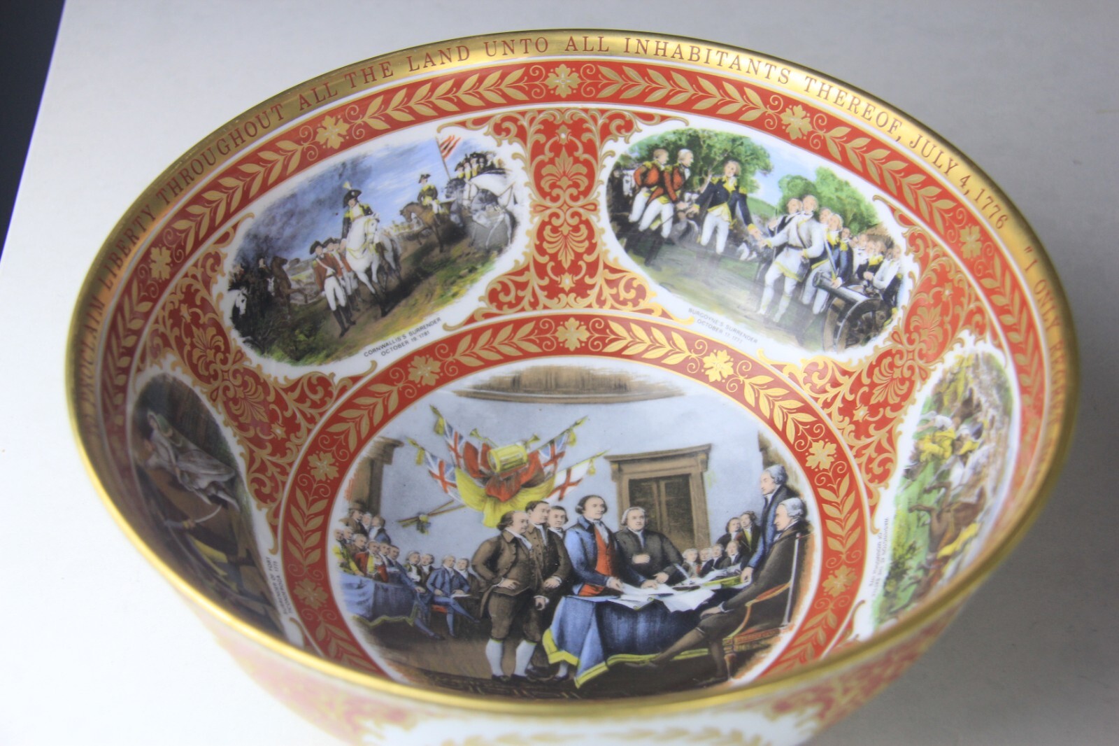 Large Kaiser Limited Edition Bicentennial Bowl #370 of 5,000 – Rare