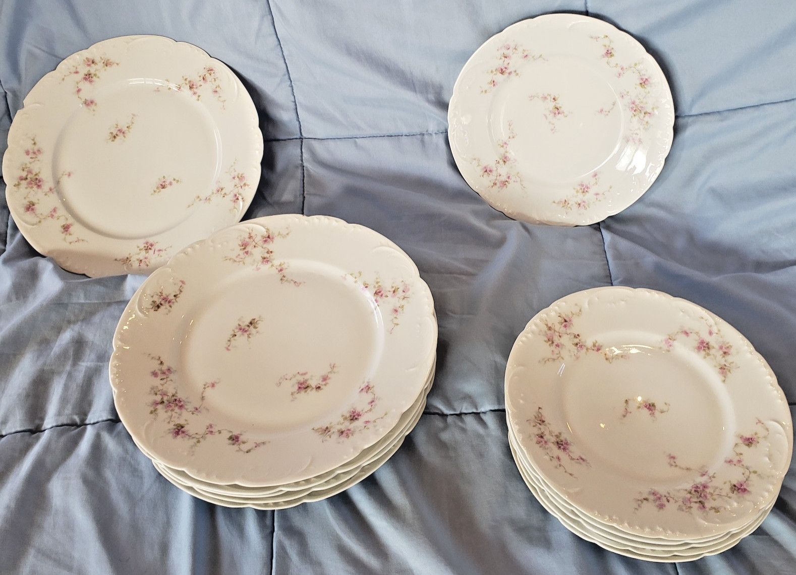 Theodore Haviland Limoges France Set of 12 Antique Plates French Porcelain
