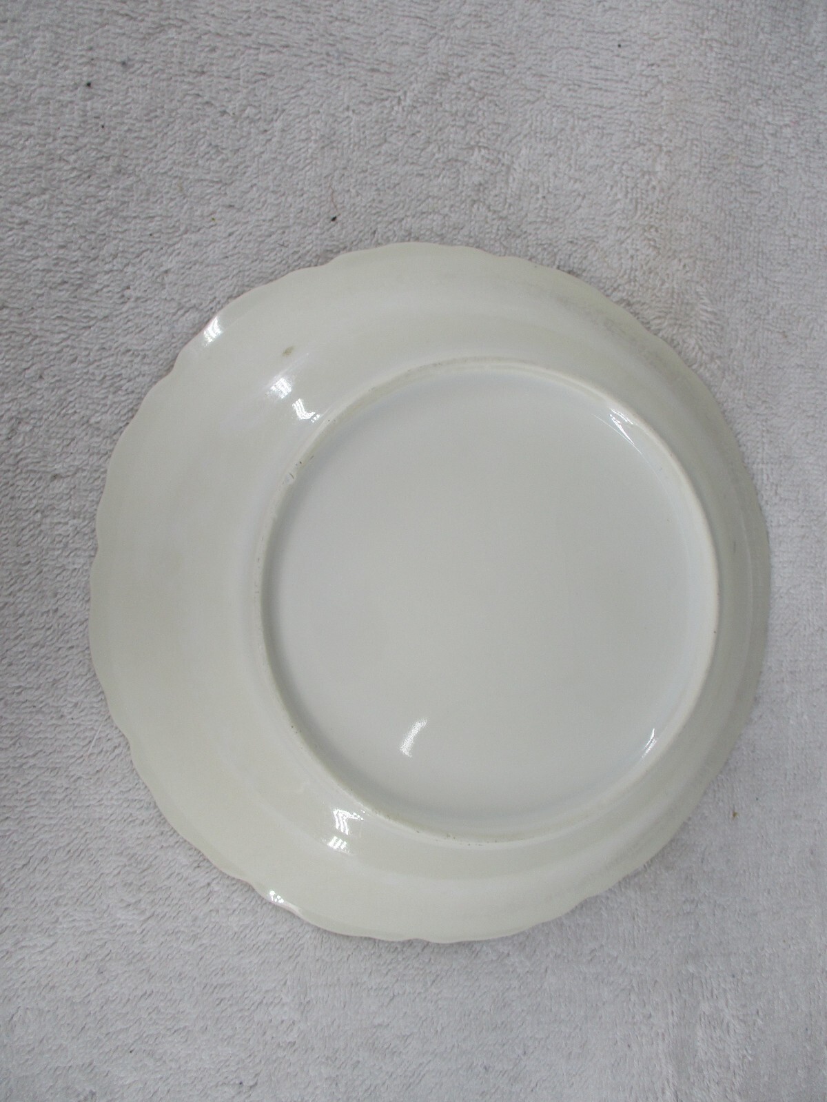 Victorian Austrian Salad Plate Floral Gold Trim Ceramic 8″ Diameter Vintage