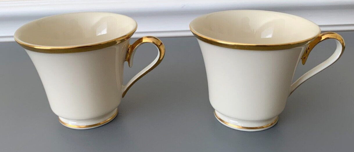 Lenox Eternal Dimension Collection Plates Bowls Cups 2 Place Settings, Set of 12
