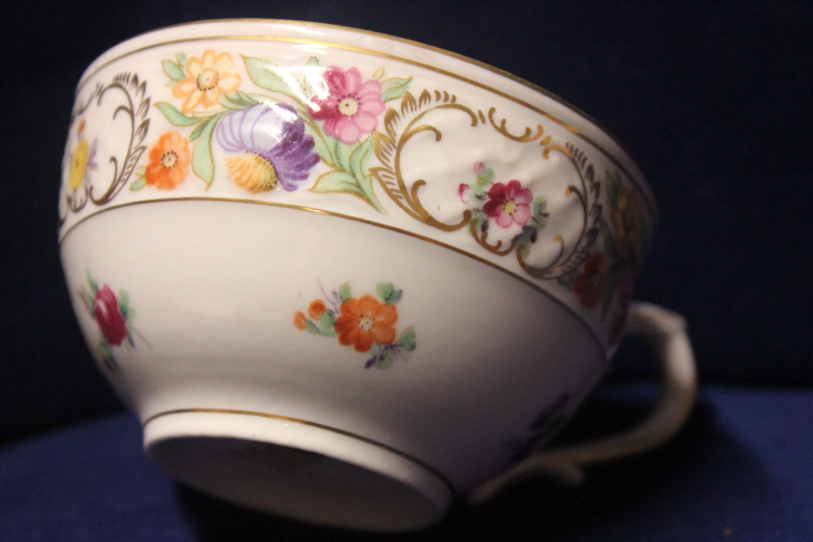 Schumann Bavaria Dresden Empress Chateau Flat Teacup & Saucer Set, 12 Sets Avail