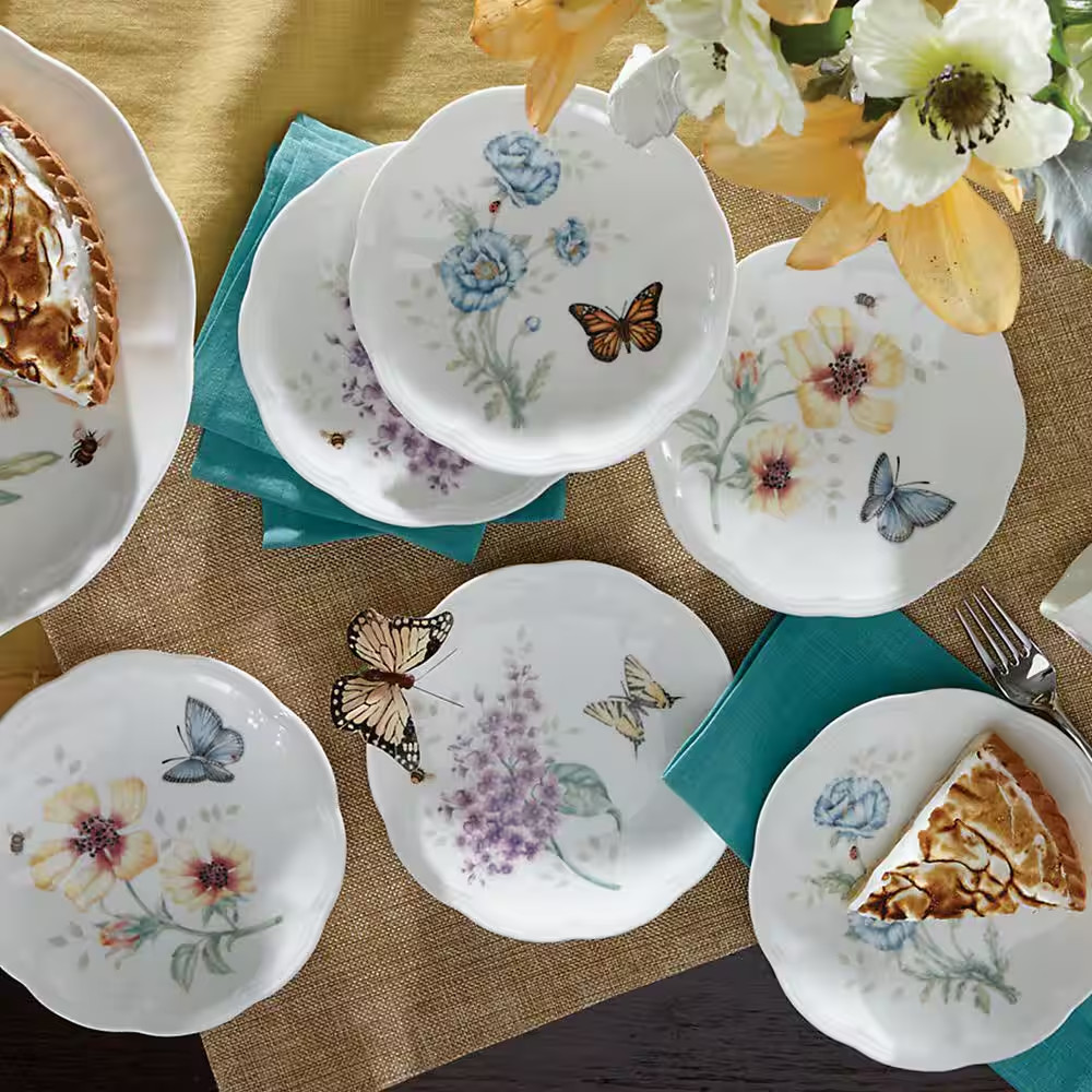 Butterfly Meadow Multi Color Party Plates (Set 6)