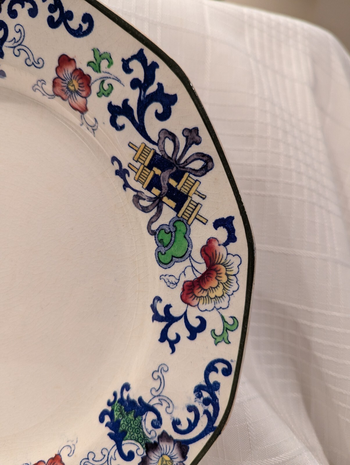 NANKIN Dinner Plate ROYAL DOULTON 9-3/4″ Discontinued 1902