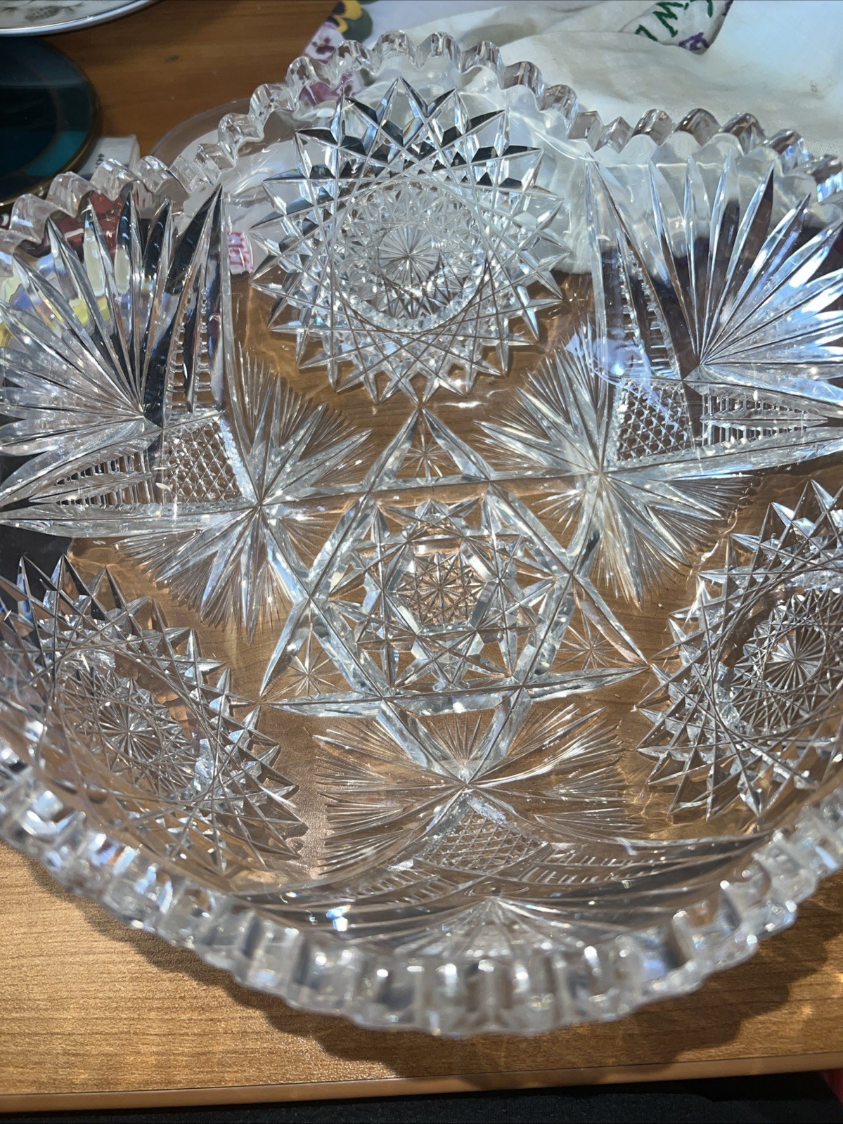 anerican brilliant cut bowl
