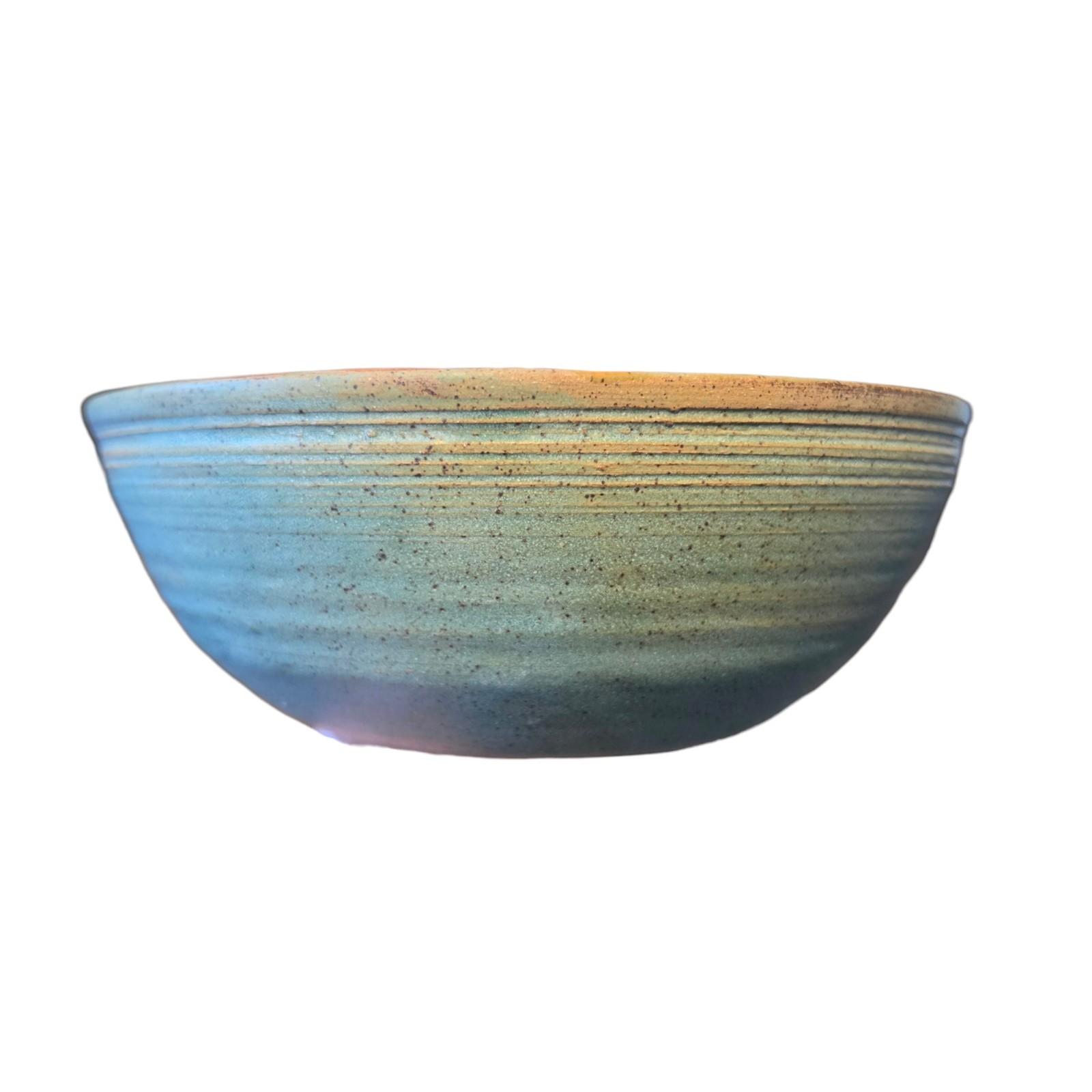 Set 4 Signed Joel Edwards Attributed Studio Pottery Bowls Abstract Glaze 7.25″