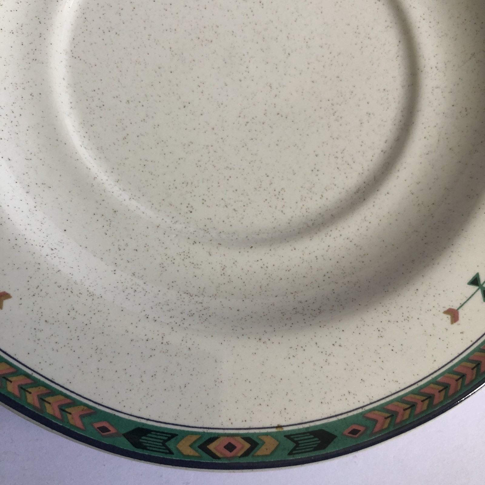 Studio Nova Adirondack Y2201 Coffee Cups 8 And Saucers 7 Round Aztec Speckled