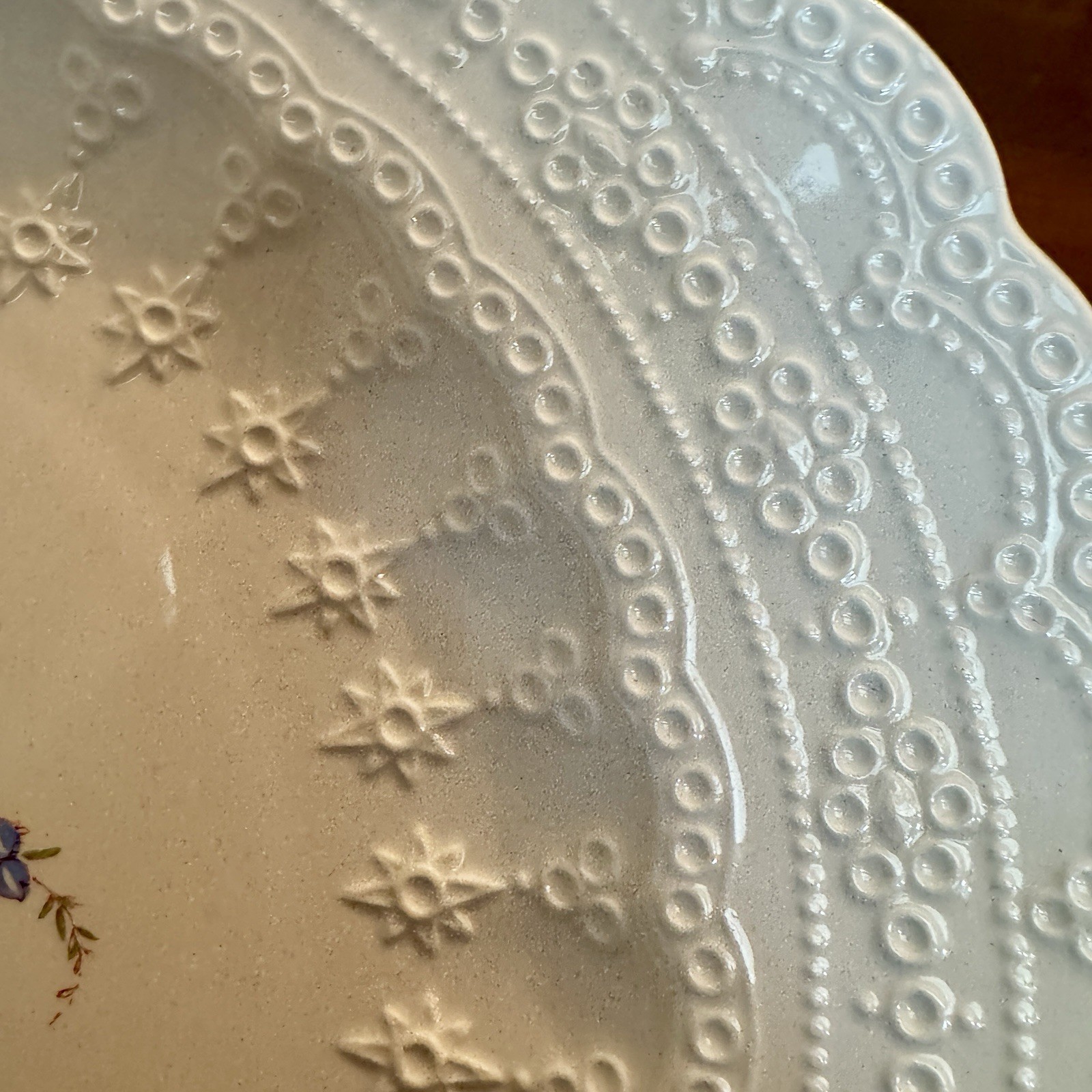 Spode Jewel Dinner Plates Set Of 4 Copeland Billingsley Rose England Vtg
