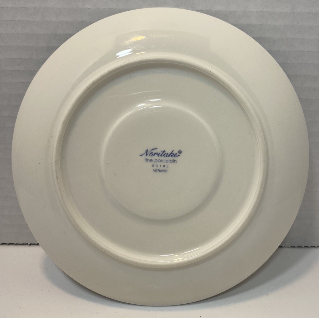 Noritake Verano Saucer 6.25 in Pattern Fine China Plates Sri Lanka 9318L