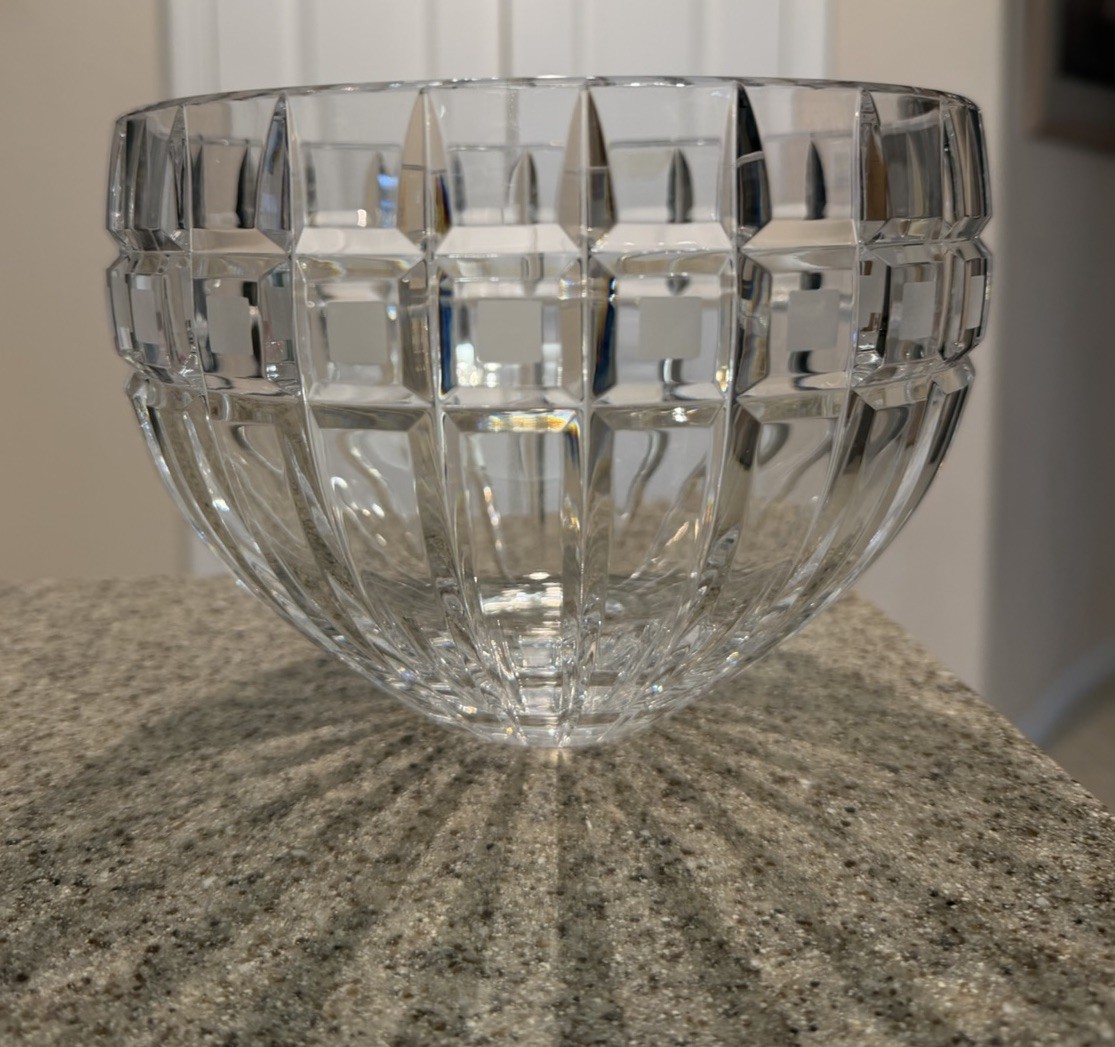 NEW Marquis By Waterford Crystal Quadrata 7.75” X 5.75” Bowl