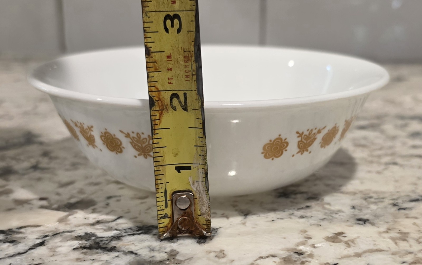 Vintage Corelle Butterfly Gold 6.25 in Cereal Salad Soup Bowls Set Of 4 USA EUC
