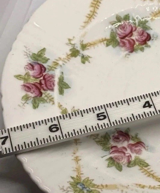 Vintage Royal Stafford Pattern 1616 “Roses & Garland” Pattern Salad Plate 7″