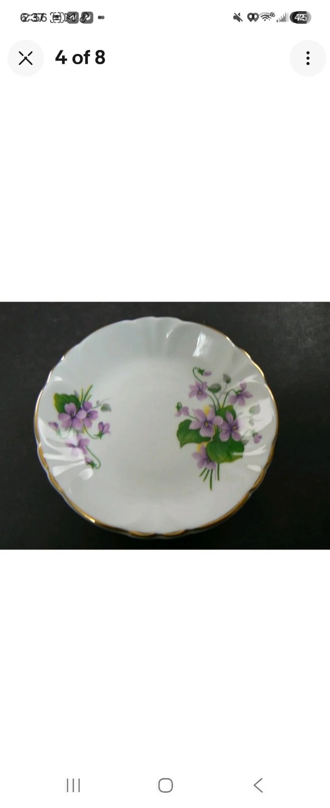 4 Princess House Hammersley Fine Bone China Floral 3.25″ Butter Pats – Spode…