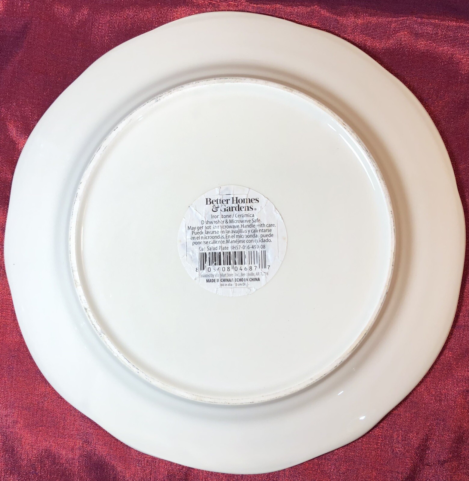 Better Homes Gardens WINTER FOREST 8-3/8” Salad Dessert Plate Car Station Wagon