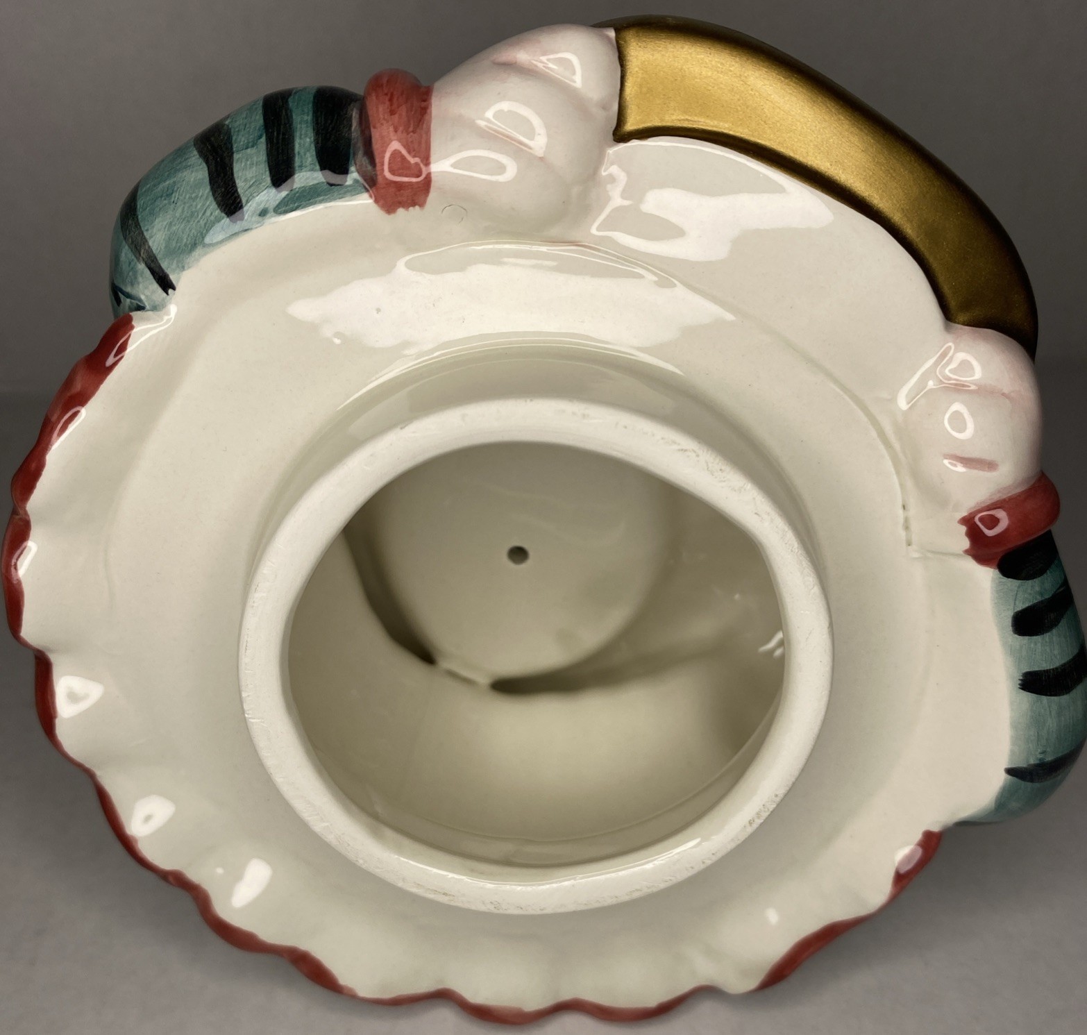 Fitz & Floyd 1992 Alice in Wonderland Unicorn Cookie Jar Vintage 2601TY
