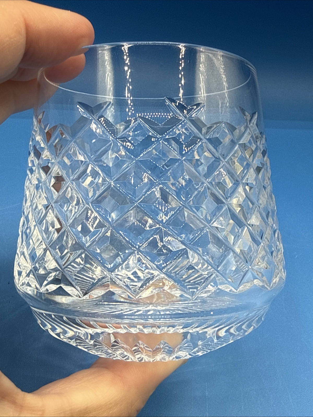 Vintage Waterford Crystal “Alana” Roly Poly Glasses; Set of 2