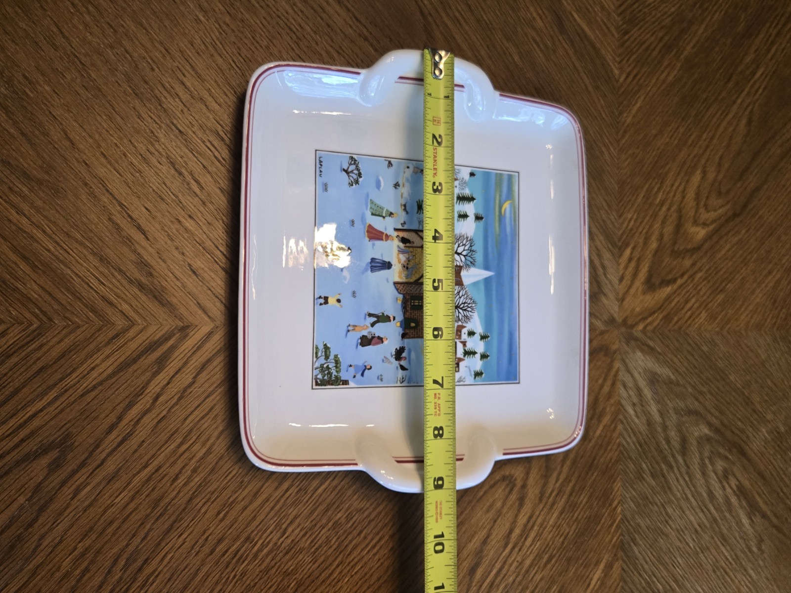 Villeroy & Boch Naif Laplau Christmas Platters Set of 3 Excellent Condition