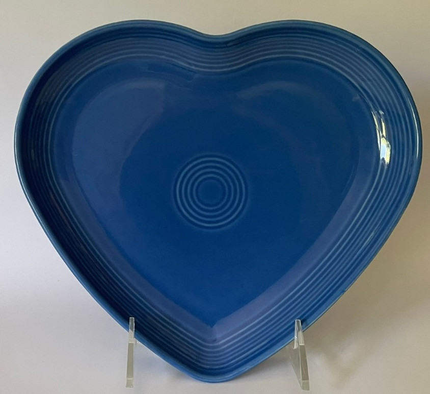 Fiesta 9″ Heart Shaped Plate 1st & 2nd Retired – CHOOSE COLOR – Valentine’s Day
