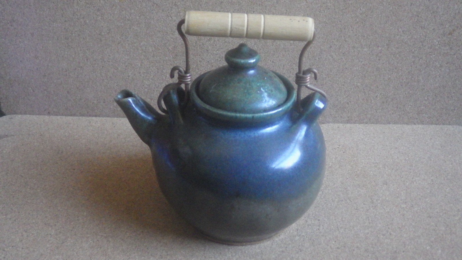 2010 JUGTOWN POTTERY B OWEN BMO TEAPOT SEAGROVE NORTH CAROLINA