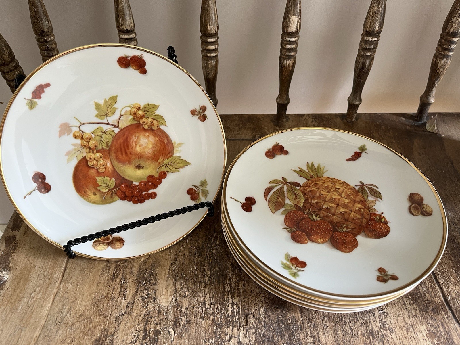 Mitterteich Bavaria “Debra” 7 3/4” round salad/dessert plate set of 6