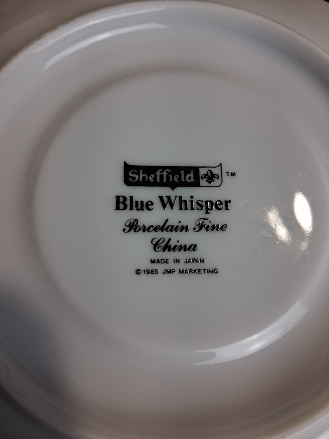 Blue Whisper by Sheffield 6 Coffee Cups 5 Saucers Made in Japan 1985 Lot Of 11