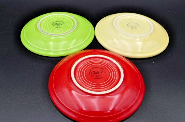 Fiesta Ware Homer Laughlin Cup Saucer Bread Plate Lot Varies Colors Scarlet