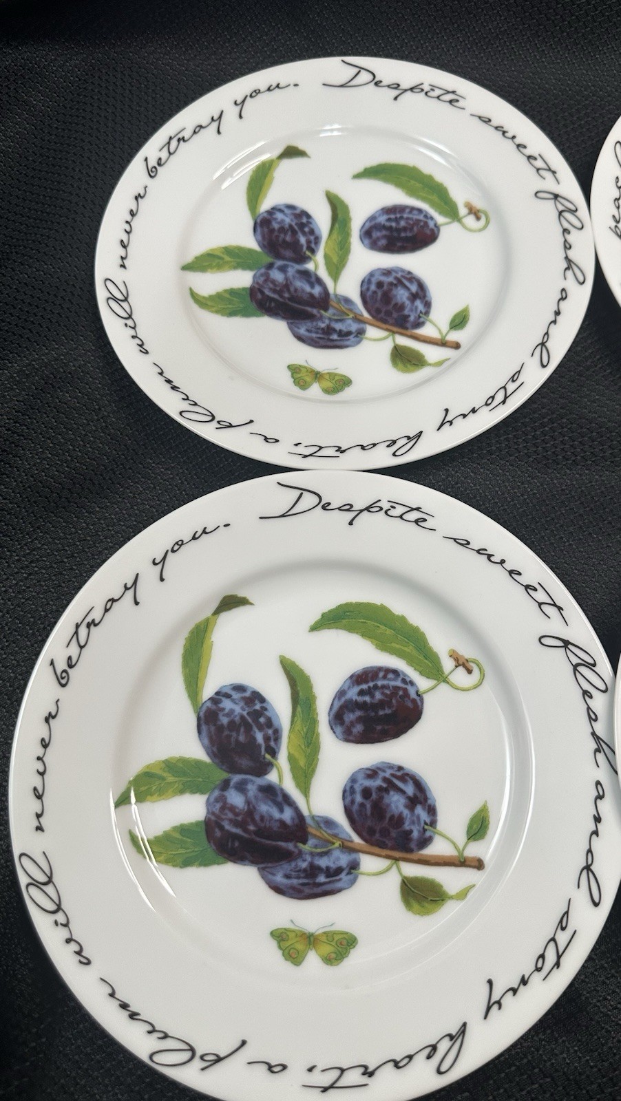 Williams Sonoma Orchard Suite Plates Salad Dessert Snacks Set Of 8 Cottage Core