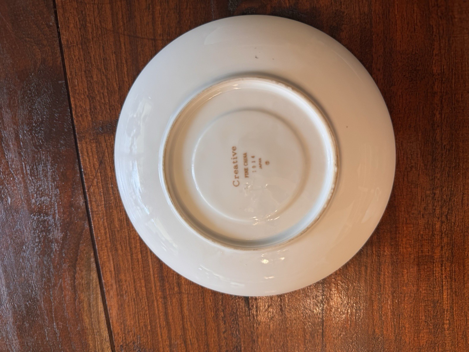 Creative Fine China Japan 1014 Starburst Cup & Saucer Platinum Mid Century