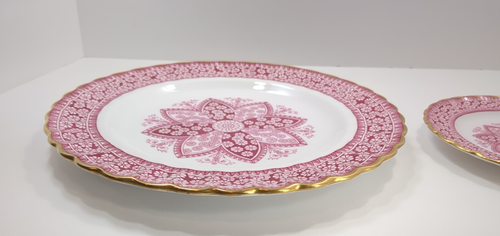 Primrose By Spode Dinner Plate 10 3/4” And 6 1/2″ Saucer Excellent Condition