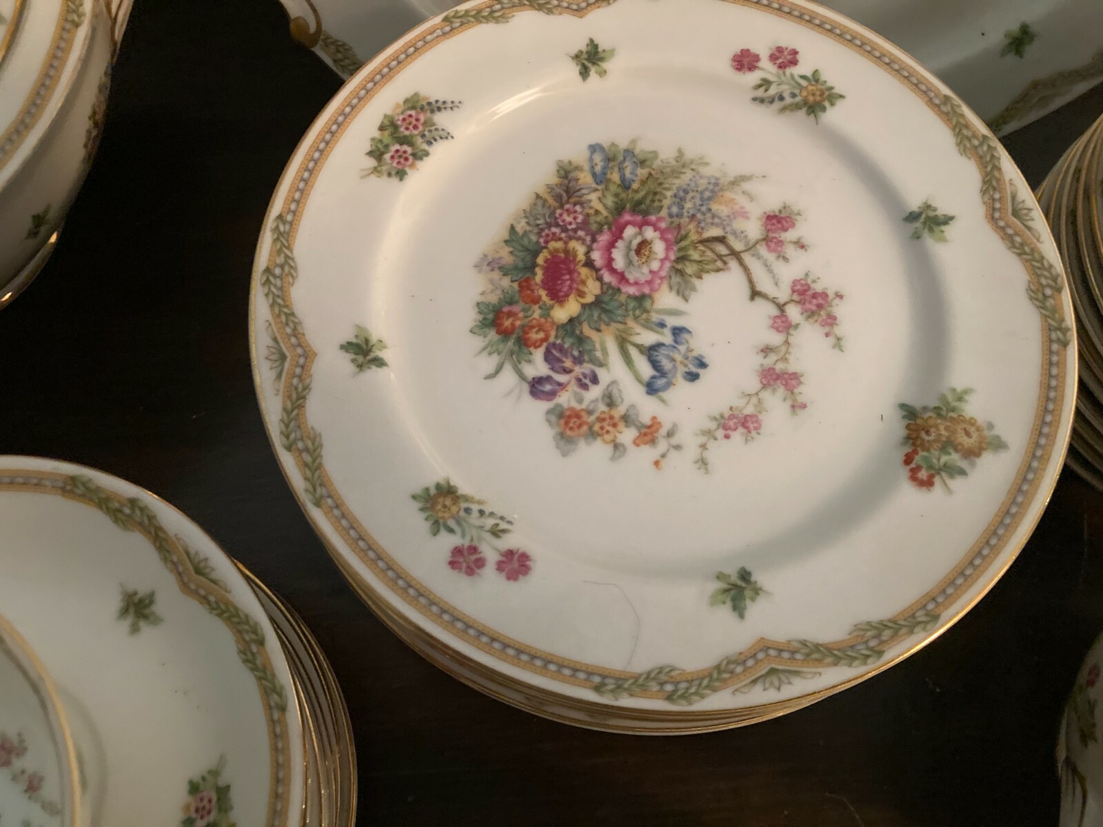 VTG!! Fuji China “Fleurette” (Set of 70) Made in Occupied Japan Gorgeous Set