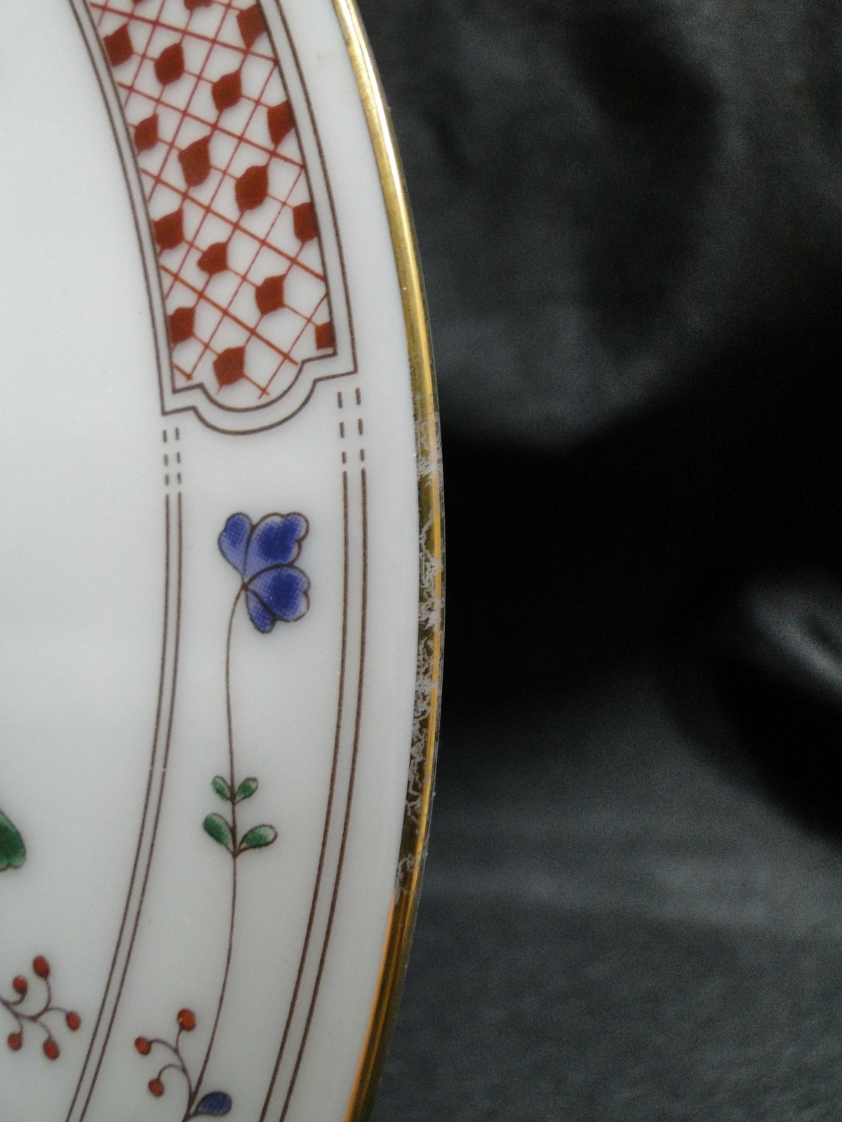 Noritake Nanking, 2860, Rust Flowers: Salad Plate (s), 8 1/4″