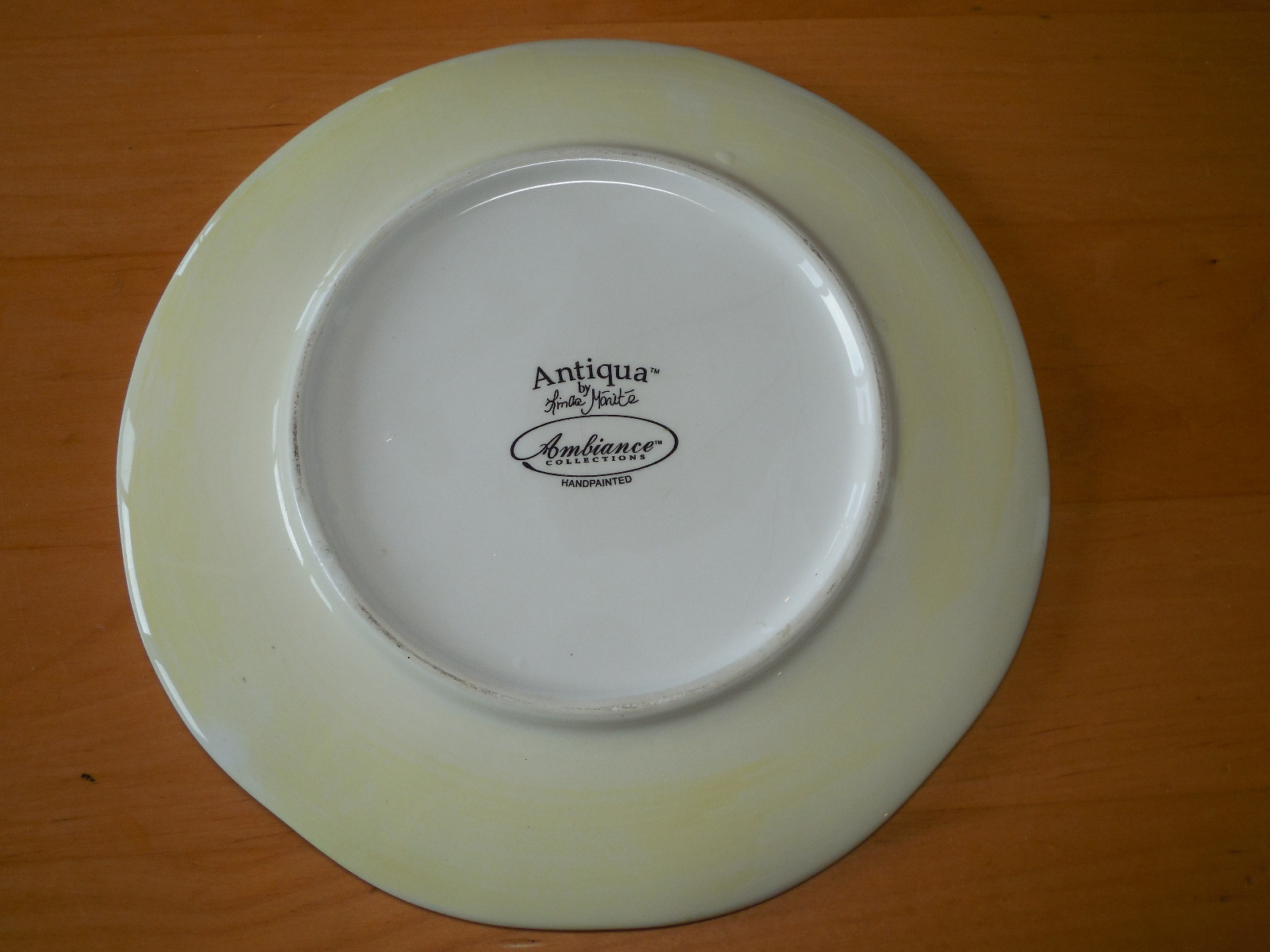 Ambiance ANTIQUA Dinner Plate 10 1/2″ Sculpted Rnd Green 1 ea 3 available