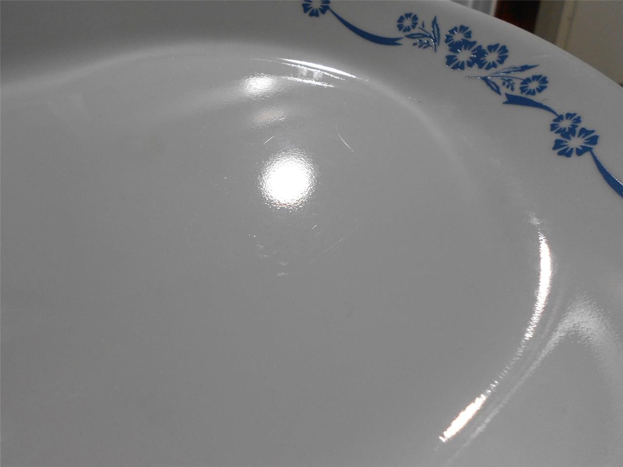 Excellent* ’70’s CORELLE by Corning BLUE CORNFLOWER SERVING PLATTER Chop Plate