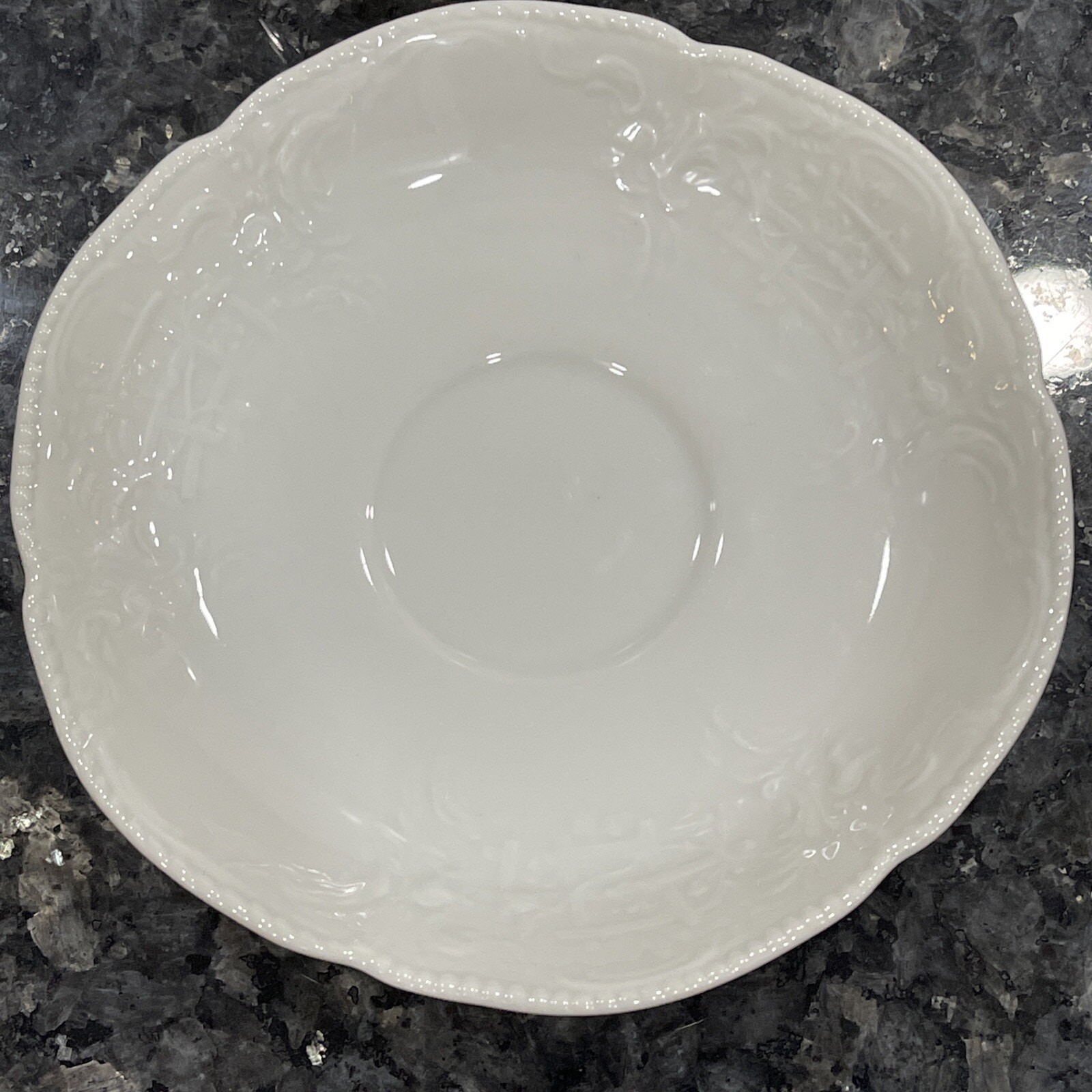Germany Rosenthal Sanssouci Continental White China Flat Low Cup & Saucer Set