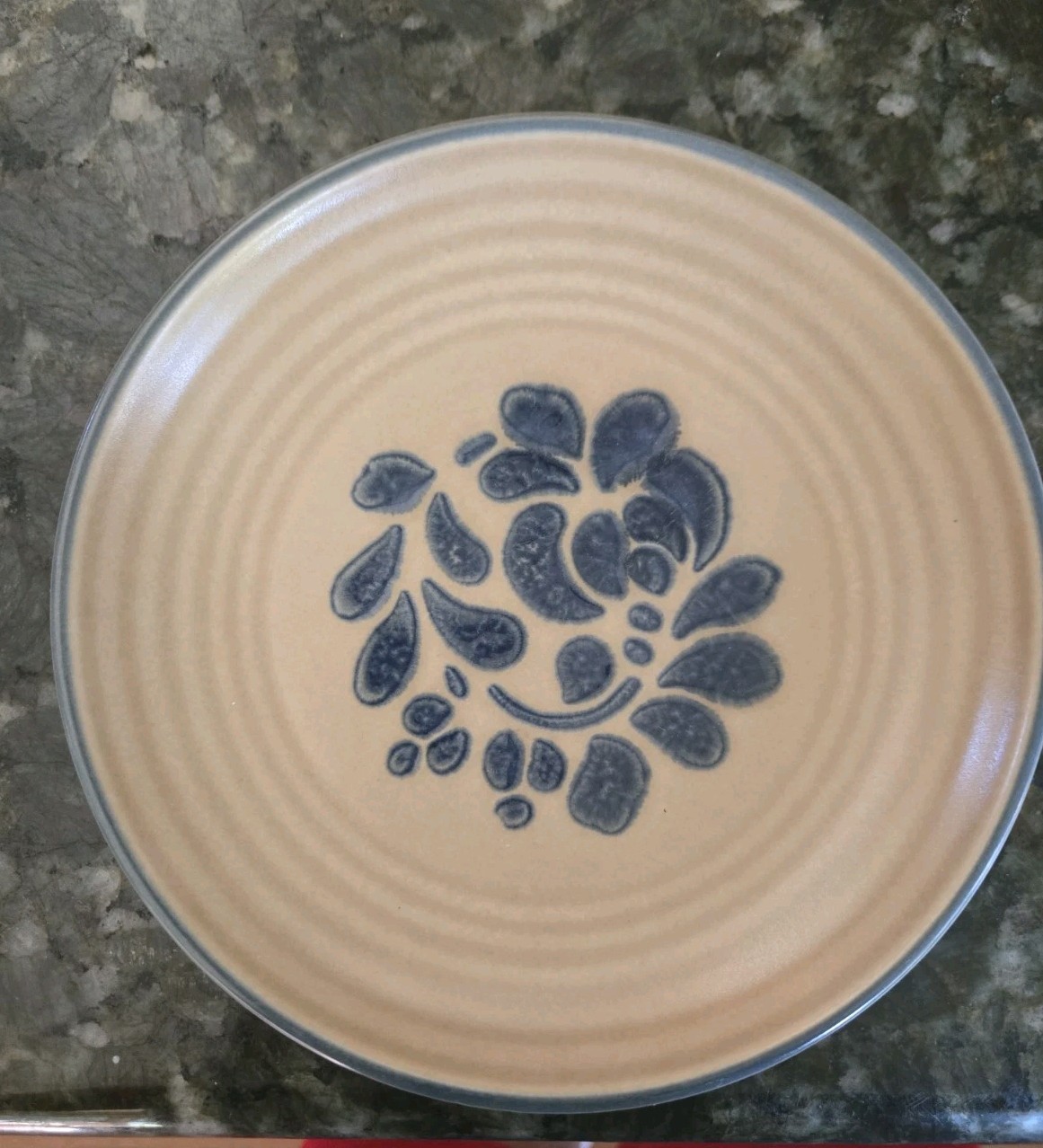 Set Of 4 Vintage Pfaltzgraff Folk Art 7″ Salad/Dessert Plates