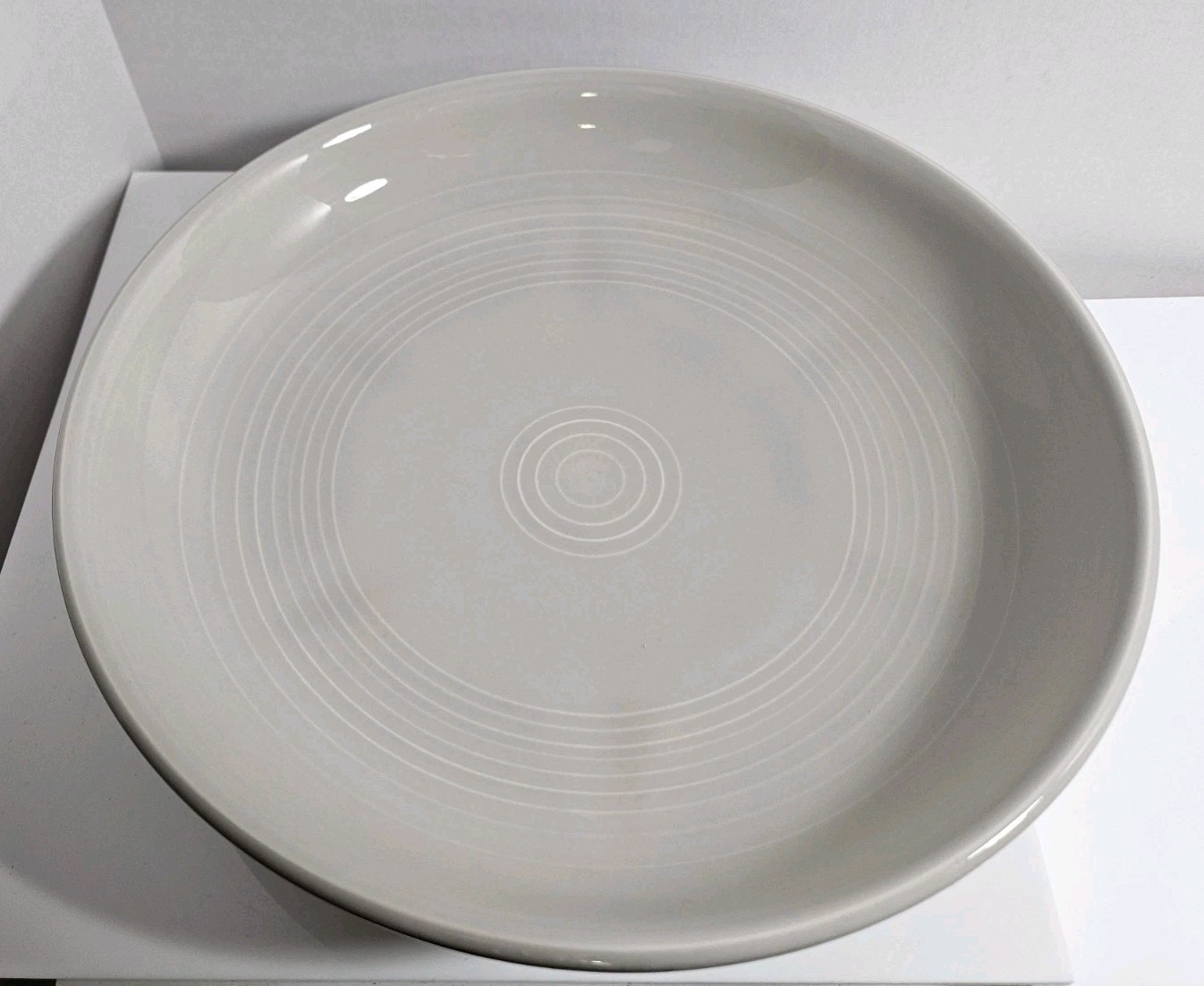 Fiesta Pearl Gray Grey Millennium Presentation Celebration Bowl Serving Fruit