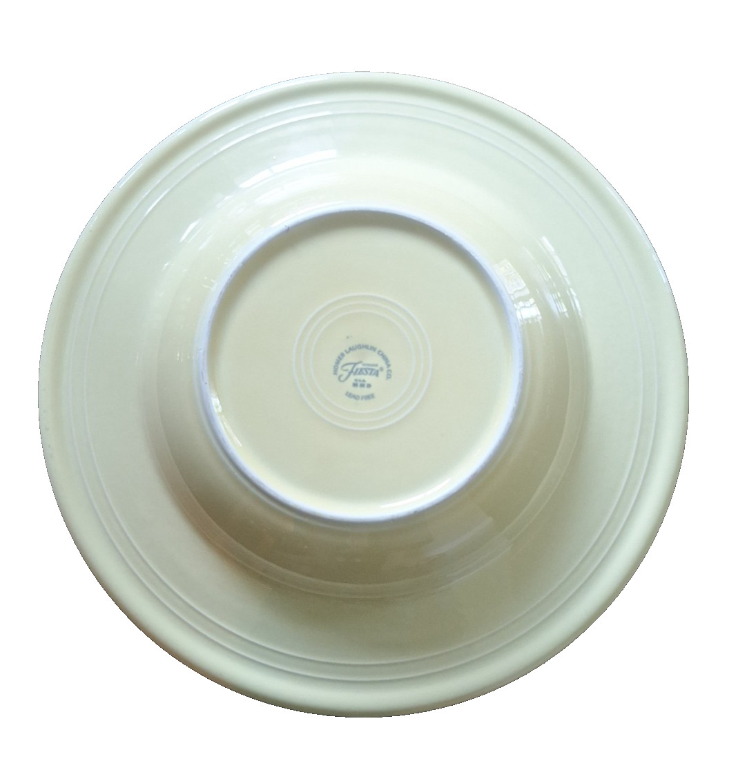 Fiesta Yellow 12″ Rim Pasta Bowl Homer Laughlin 1998 Retired Mexican Party Table