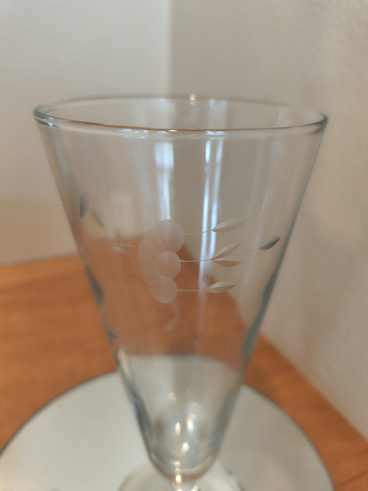 Princess House Pilsner Glasses, Heritage, used (B4)